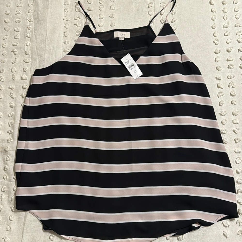 NWT Loft Oulet sleeveless top, sz XL